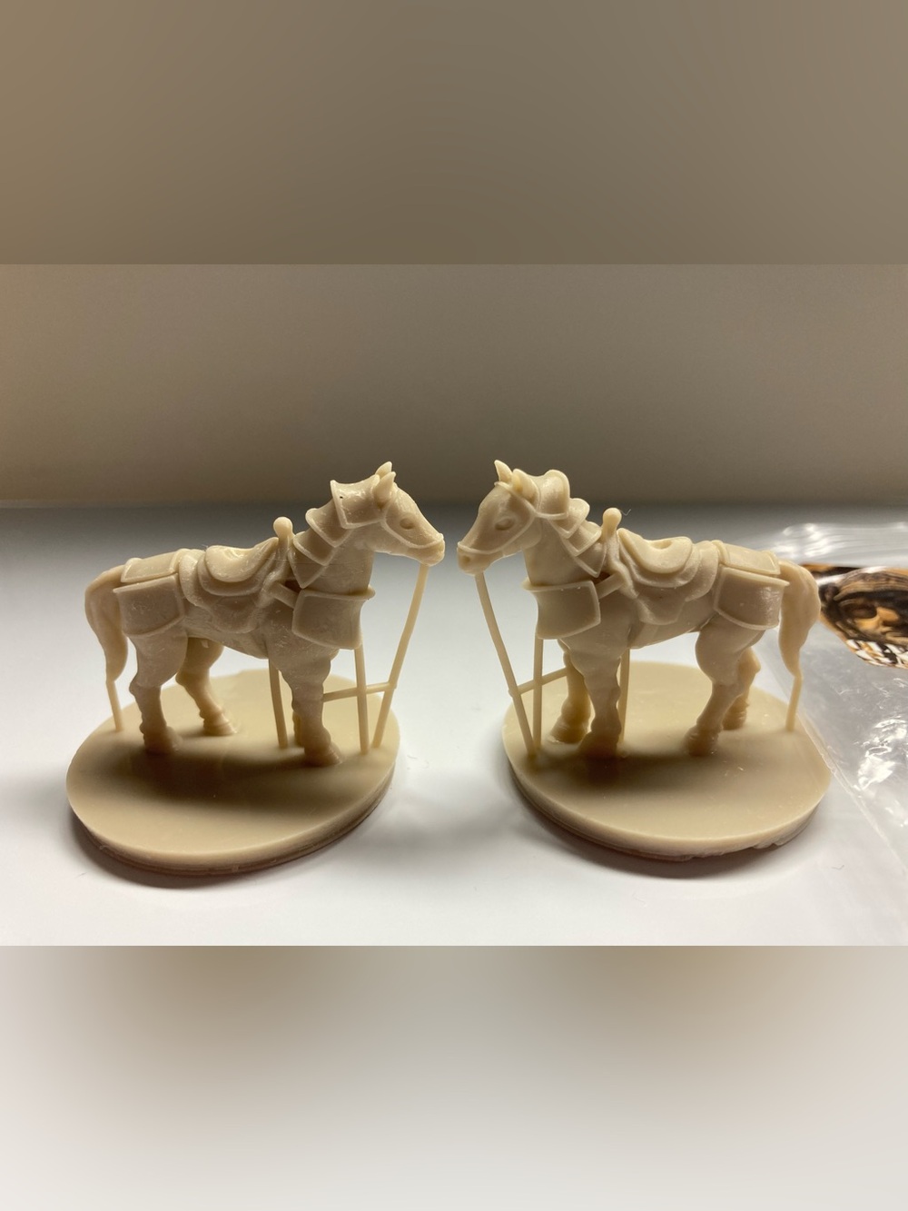 New! 28mm 2pack Horse Figures for Role Playing Games. Cleveland Gaming Company.